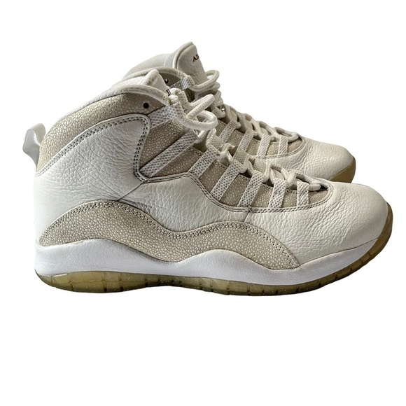 AIR JORDAN 10 Retro OVO Drake ‘Summit White’ Sneakers - Picture 1 of 10